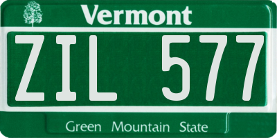 VT license plate ZIL577