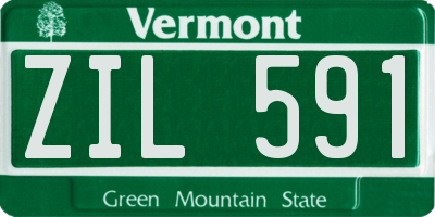 VT license plate ZIL591