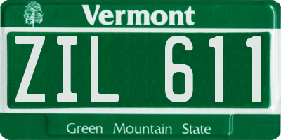 VT license plate ZIL611