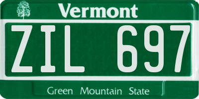 VT license plate ZIL697
