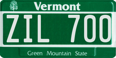VT license plate ZIL700