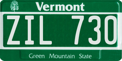 VT license plate ZIL730