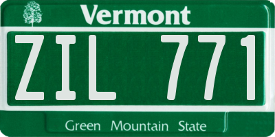 VT license plate ZIL771