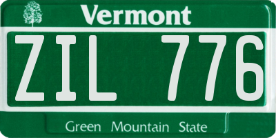 VT license plate ZIL776