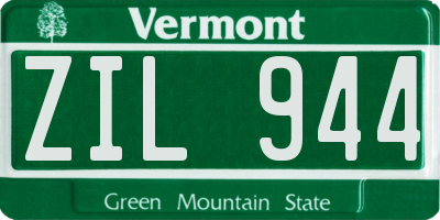 VT license plate ZIL944