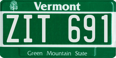 VT license plate ZIT691