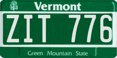 VT license plate ZIT776