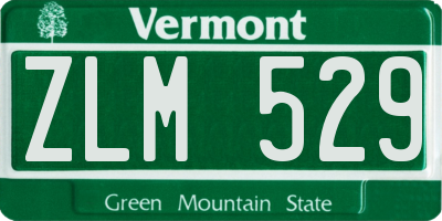 VT license plate ZLM529