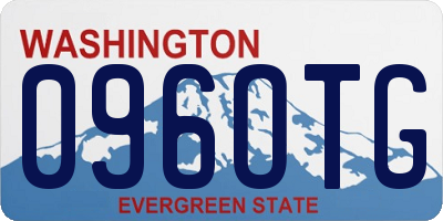 WA license plate 096OTG