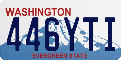 WA license plate 446YTI