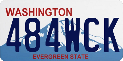 WA license plate 484WCK