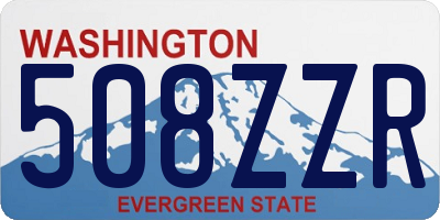 WA license plate 508ZZR