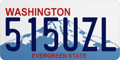 WA license plate 515UZL