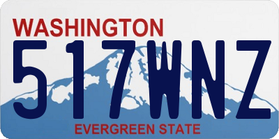 WA license plate 517WNZ