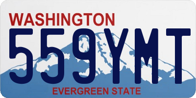 WA license plate 559YMT