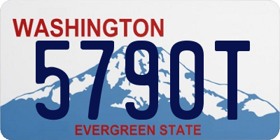 WA license plate 5790T