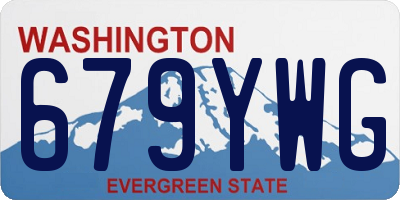 WA license plate 679YWG