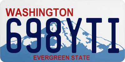 WA license plate 698YTI