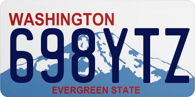 WA license plate 698YTZ