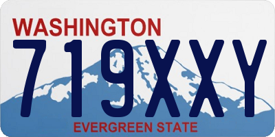 WA license plate 719XXY