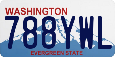 WA license plate 788YWL