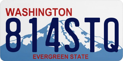 WA license plate 814STQ