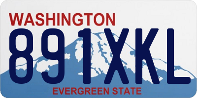 WA license plate 891XKL