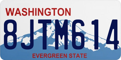 WA license plate 8JTM614