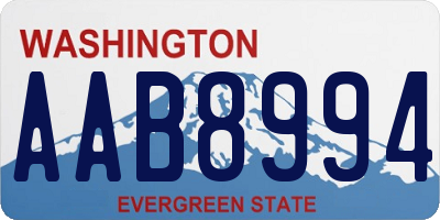WA license plate AAB8994