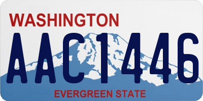 WA license plate AAC1446