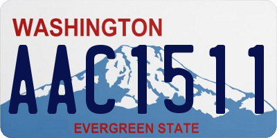 WA license plate AAC1511