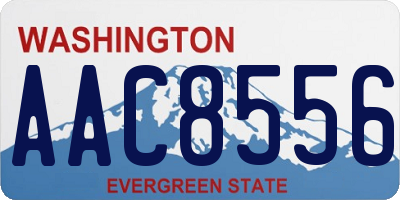 WA license plate AAC8556