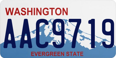 WA license plate AAC9719