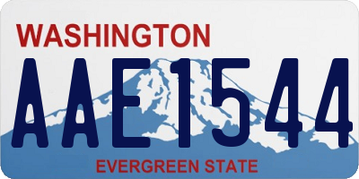 WA license plate AAE1544