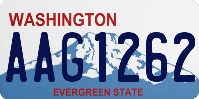 WA license plate AAG1262