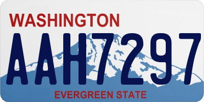 WA license plate AAH7297