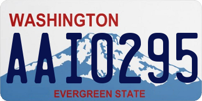 WA license plate AAI0295