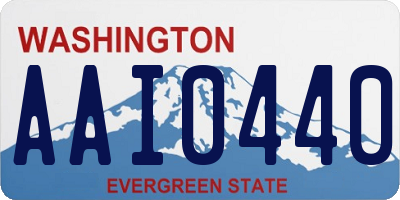 WA license plate AAI0440