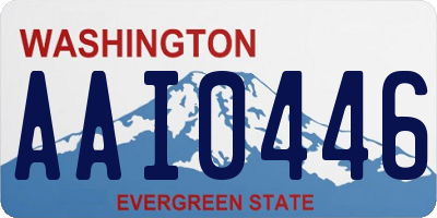 WA license plate AAI0446