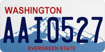WA license plate AAI0527