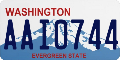WA license plate AAI0744