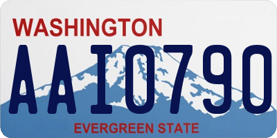 WA license plate AAI0790