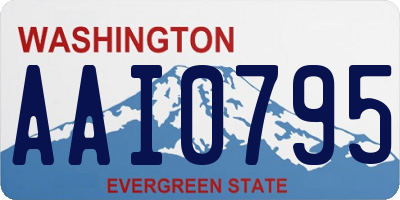 WA license plate AAI0795