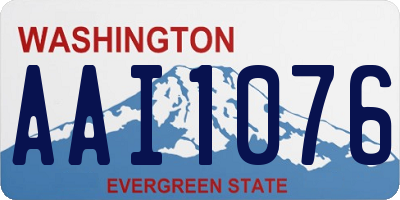 WA license plate AAI1076