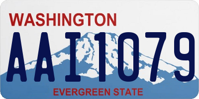 WA license plate AAI1079