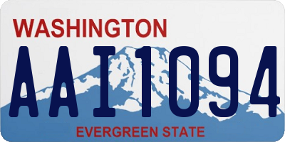 WA license plate AAI1094