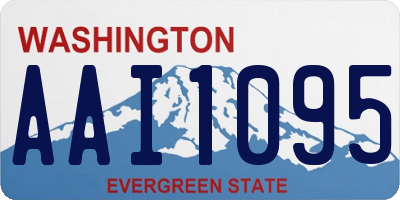 WA license plate AAI1095