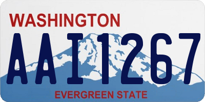 WA license plate AAI1267