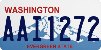 WA license plate AAI1272