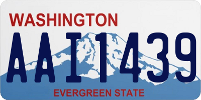 WA license plate AAI1439